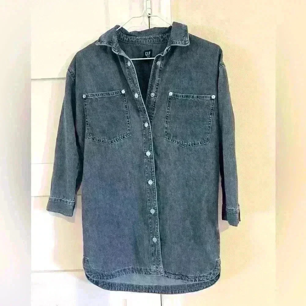 GAP Kids- Girl’s Long Sleeve Denim Dress- Size Medium Size 8- NWT
